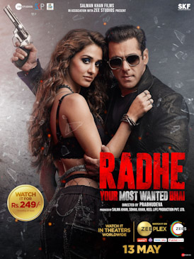 Salman Khan New Movie Radhe Your Most Wanted Bhai Ready for Release in ZeeFlex and Zee5 