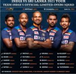 News from India tour of Sri Lanka 2021 Schedule, Venues, live streaming, and timing with Both team Squad